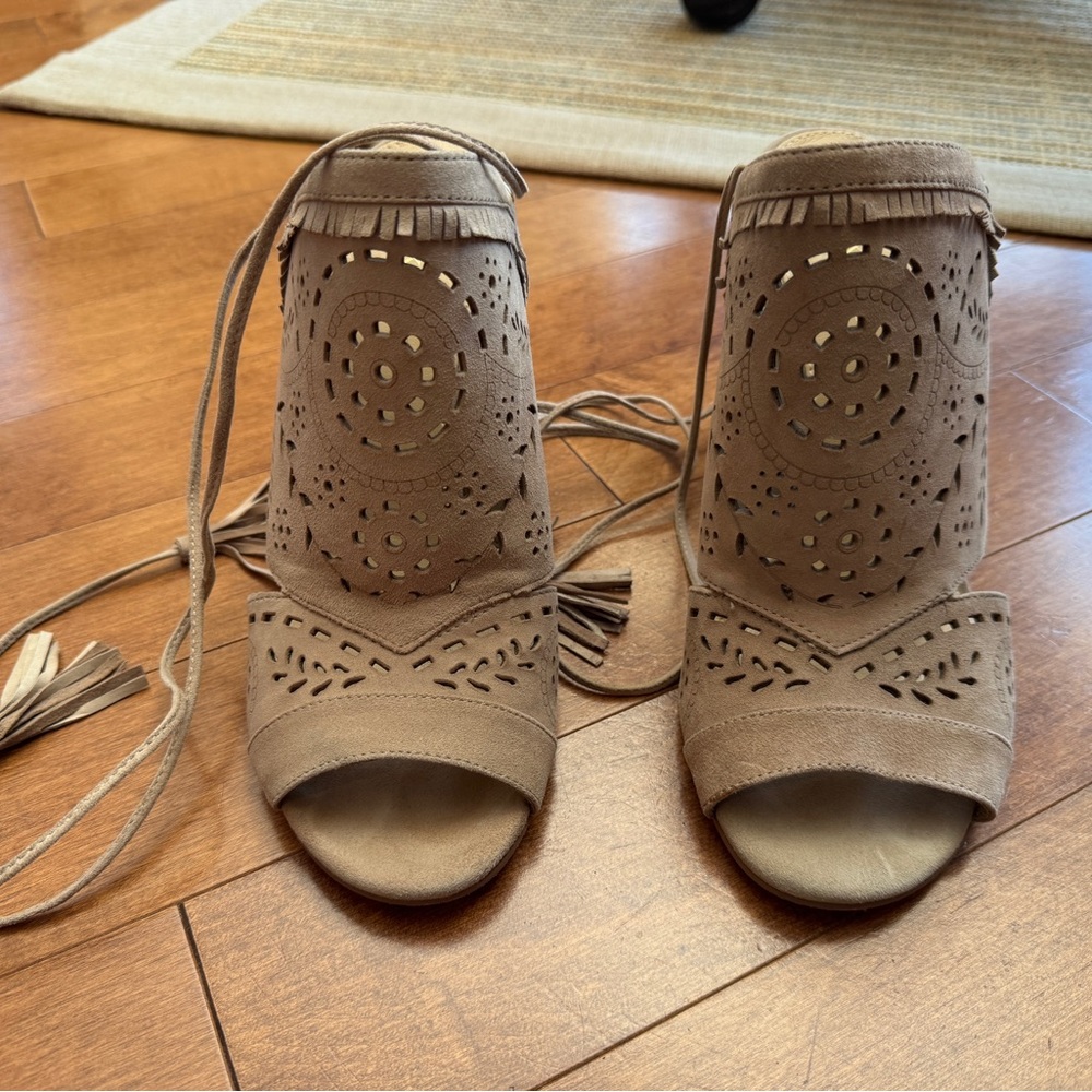 Women's Tan Suede Ankle Boots by Ivanka Trump